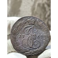 5 копеек 1764 ЕМ без МЦ.Кладовая.