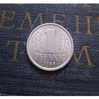 1 пфенниг 1988 (A) Германия ГДР #29 AU