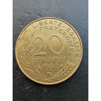 Франция 20 сантимов 1996