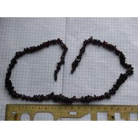 Бусы гранат