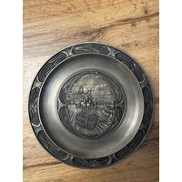 Тарелка оловянная