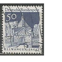 ФРГ. Замковые ворота. Эльвангер. 1966г. Mi#495.