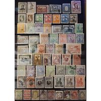 Болгария Подборка старых марок конца 19-ого века начала 20-ого века без повторов и практически без брака в количестве более 60 штук