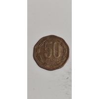 Чили 50 песос 1999