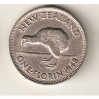 Новая Зеландия 2 шиллинга (флорин) 1948