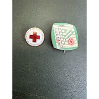 Значки красного креста
