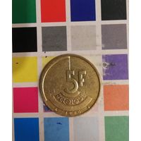 Бельгия 5 франков, 1986   BELGIQUE