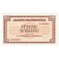 Австрия 50 шиллингов 1944 года. Тип Р-109а. Состояние UNC-