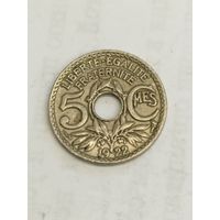 Франция 5 сантим 1922