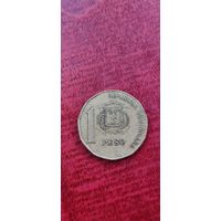 Доминиканская республика 1 песо 2002