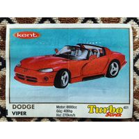Вкладыш Turbo (Турбо) Super (серия 401-470, Супер), номер 401, Dodge Viper. #2. Возможен небольшой торг.