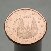 Испания 5 евроцентов 2010 (2-ый тип)