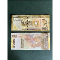 Шри-Ланка 5000 рупий 2010 UNС