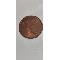 Франция 5 евроцентов 2015