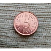 Werty71 Маврикий 5 центов 2012