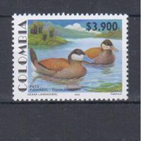 [1376] Колумбия 2002.Фауна.Птицы. Одиночный выпуск MNH.Кат.10 е.