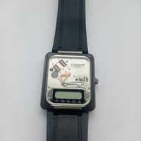 Редкие кварцевые часы Tissot Two Timer