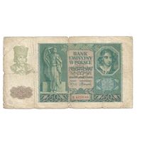 50 злотых 1940 г. Оккупированная Польша