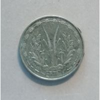 Западная Африка (ВСЕАО) 5 франков, 2012 г., КМ# 2а