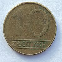 10 злотых 1990 Польша