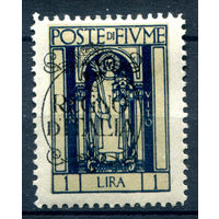 Республика Фиуме (Королевство Италия) - 1924г. - Святой, REGNO/D'ITALIA, 1 L - 1 марка - MH [Mi 190]. #1-It-20-A-2