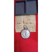 Секундомер Агат 1986 год  . Новые в коробке с документами . Торги с рубля