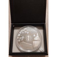 1 рубль 2023 История банков Беларуси. Футляр!