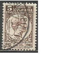 Колумбия. Генерал Сантандер. 1940г. Mi#413.