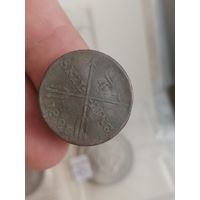 1/4 скилинга швеция 1821