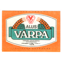 Этикетка пива Varpa Прибалтика Ф999
