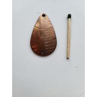 Блесна НОРИЧ МАЛЫЙ, (ЖУЧОК), завод ПО Блесна (бывший Завод пластмассовых спорттоваров г. Отрадное), СССР