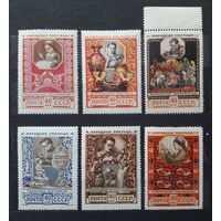 СССР 1957,1958гг. Две серии марок: Декоративно-прикладное искусство народов СССР( 4м+2м). **