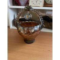 Ваза СССР. Конфетница. Стекло. Корзинка. Красивая