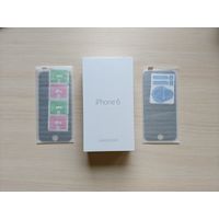 Защитные стёкла для iPhone 6 + оригинальная коробка