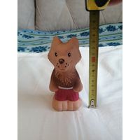 Игрушка резиновая волчонок