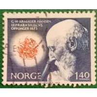 Норвегия 1973. Учёный Герхард Хенрик Армауэру Хансен