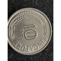 10 центов сингапур 1976