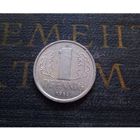 1 пфенниг 1986 (A) Германия ГДР #20 XF