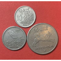 Норвегия 3 монеты