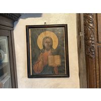 Старинная литография Христос Вседержитель Москва