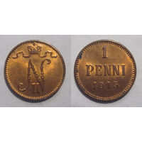 1 пенни 1915 UNC