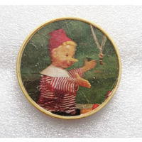 Буратино. Стереозначок. Детский Значок. Мультфильмы. Сказки #0695-UB04