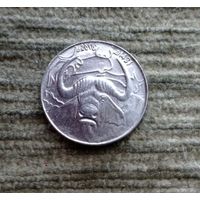 Werty71 Алжир 1 динар 2010 Буйвол