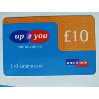 Телефонная карта. Англия.