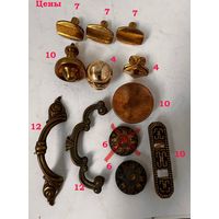 Мебельная ручка Латунь и сплав ( Al с Zn ) Цена разная