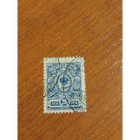 1911 Россия Великое княжество Финляндское зуб 14 1/4 на 14 герб (2-4)