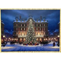 Открытка новогодняя. Чистая 10х15 см.