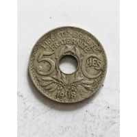 Франция 5 сантим 1918