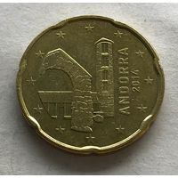 Андорра 20 евроцентов 2014 - Церковь Сант Марти де ла Кортинада