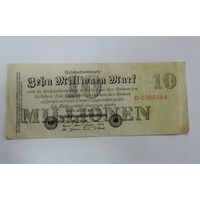 10 миллионов марок 1923 г. Германия.
